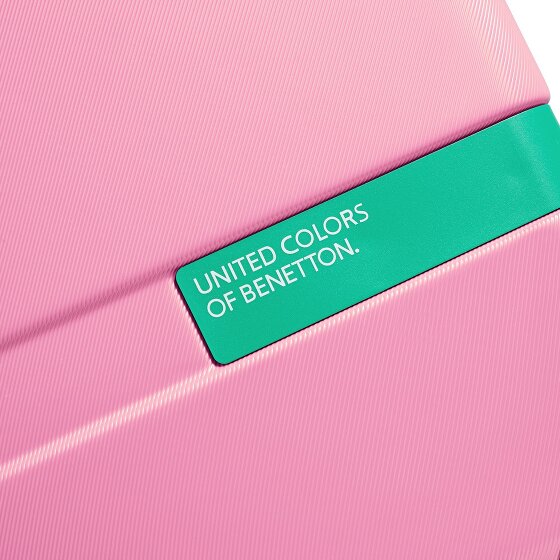 Delsey Paris x United Colors of Benetton Now Hardside 4-wiel kofferset 3-delig met stretch vouw
