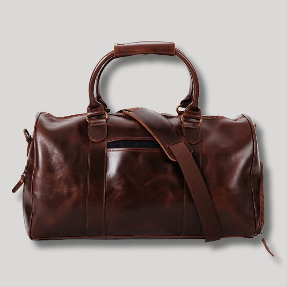 Buckle & Seam Collin Weekender reistas Leer 48 cm