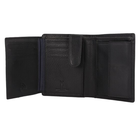 Jack Kinsky Portemonnee RFID-bescherming Leer 12 cm