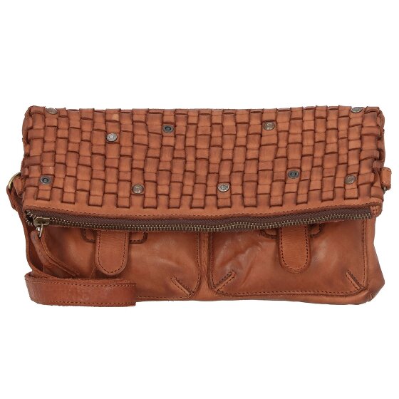 Harbour 2nd Phillipine zacht geweven schoudertas leer 30 cm