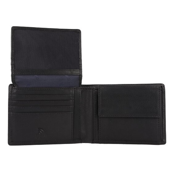 Jack Kinsky Portemonnee RFID-bescherming Leer 12 cm