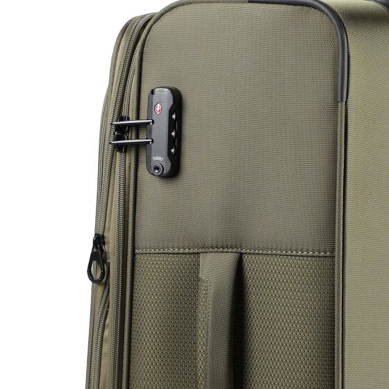 d&n Travel Line 9704 4 wielen Trolley M 68 cm met uitbreidingsplooi