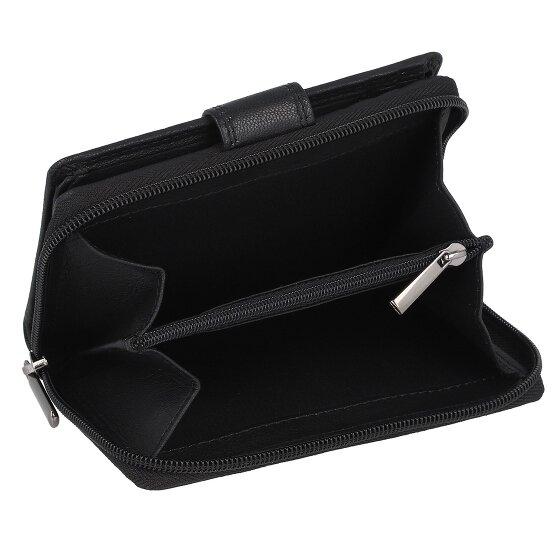 mano Donna Giulia Leren Portemonnee 9 cm