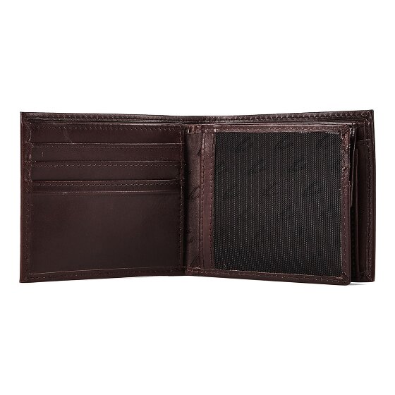 camel active Wood Portemonnee RFID-bescherming Leder 10.5 cm