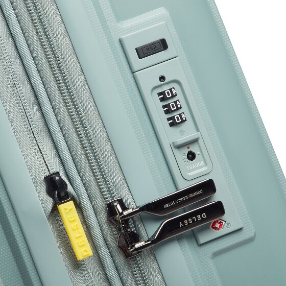 Delsey Paris Lutece 4 wielen Cabinewagen 55 cm met uitbreidingsplooi
