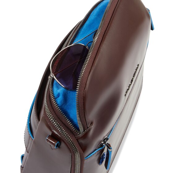 Piquadro Blue Square Schoudertas Leer 27 cm
