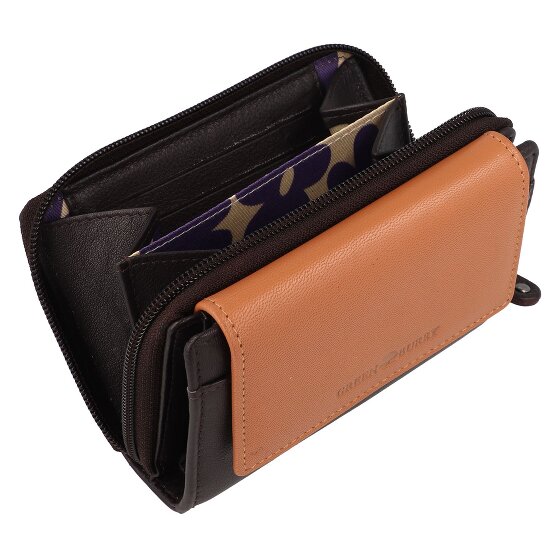 Greenburry Nappa Portemonnee RFID-bescherming Leer 14 cm