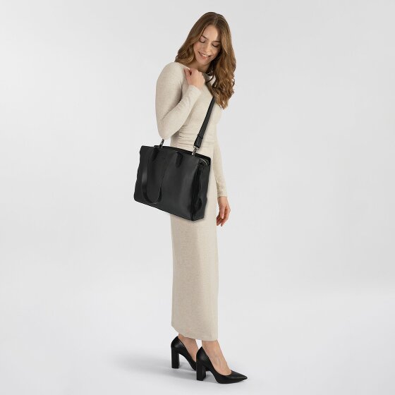 Plevier Power Shopper Tas Leer 41 cm Laptop compartiment