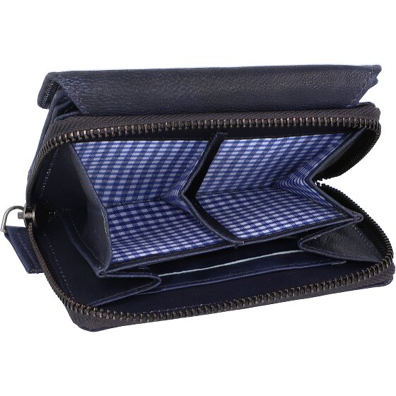 Mika Leren portemonnee 12,5 cm