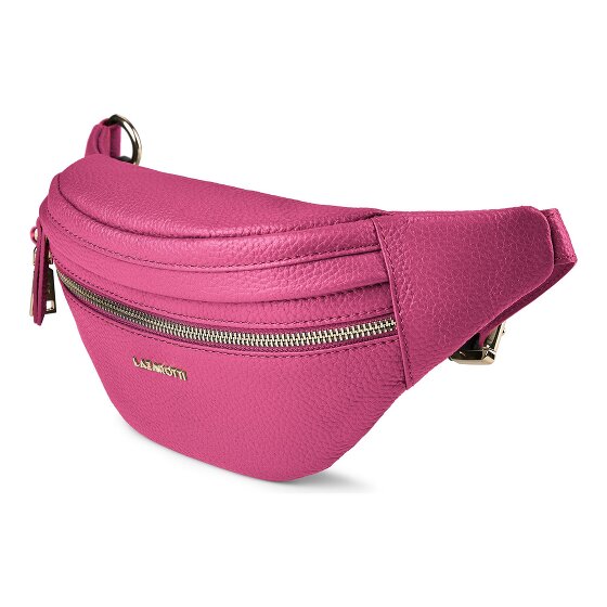 Lazarotti Bologna leer Fanny pack met dubbele rits, crossbody, leer, 25 cm