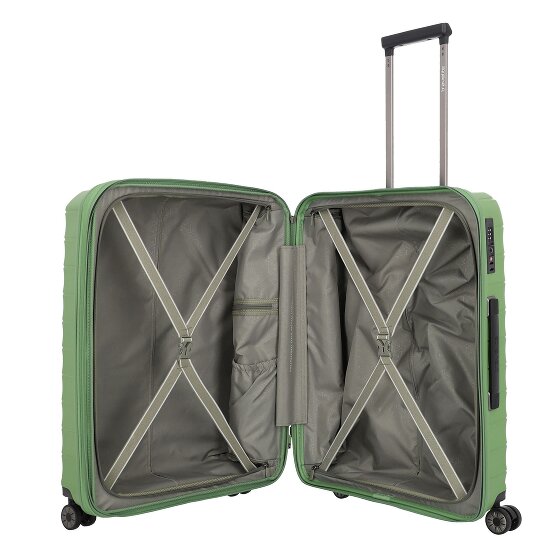 Travelite Mooby 4 wielen Trolley M 66 cm met uitbreidingsplooi