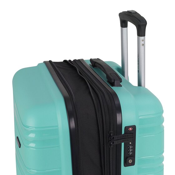 Gabol Uyiko 4 wielen Cabinewagen 54 cm met uitbreidingsplooi