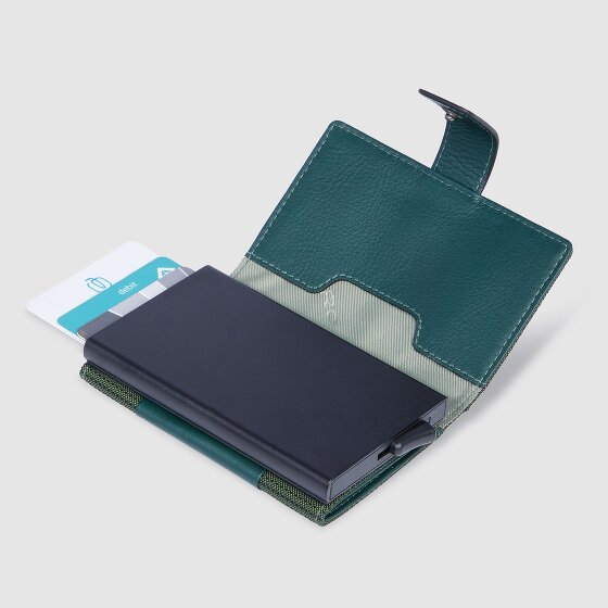 Piquadro PQ-Earth Creditcardhouder RFID-bescherming Leder 6.5 cm