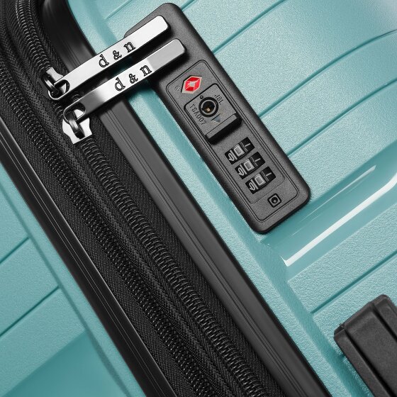 d&n Travel Line 4300-Plus 4 wielen Cabinewagen S 55 cm met uitbreidingsplooi