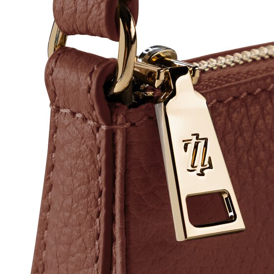 Lazarotti Bologna leeren pochette schoudertas 22 cm