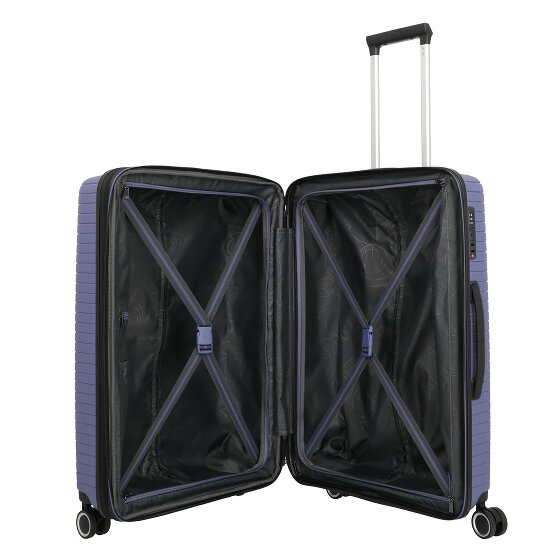 Travelite Orbita 4 wielen Kofferset 3-delig met uitbreidingsplooi