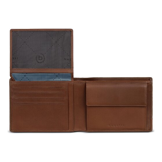 bugatti Due Portemonnee RFID-bescherming Leer 12.5 cm