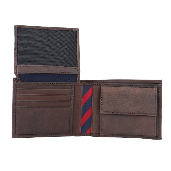 Tommy Hilfiger Johnson portemonnee leer 12,5 cm