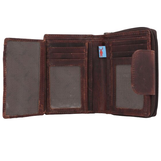 Jack Kinsky Monterey Portemonnee RFID-bescherming Leer 10 cm