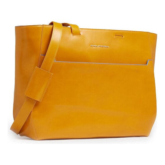 Piquadro Blue Square Shopper Tas Leer 40 cm