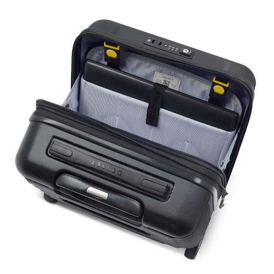 Delsey Paris Shadow 5.0 4-wiel business trolley 38 cm laptopvak met uitbreidingsplooi