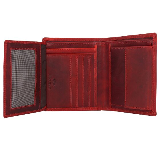 Jack Kinsky Risör Portemonnee RFID-bescherming Leer 11 cm