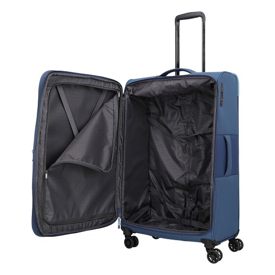 Travelite Corsiica 4 wielen Trolley L 77 cm met uitbreidingsplooi