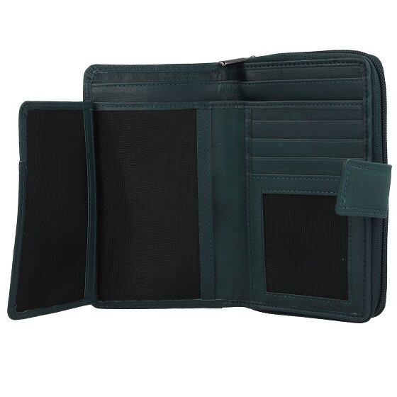 mano Donna Giulia Leren Portemonnee 10,5 cm