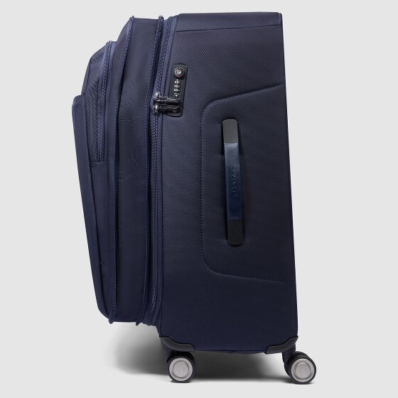 Piquadro Brief 4 wielen Trolley 68 cm met uitbreidingsplooi