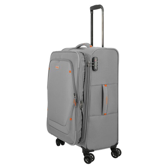 Travelite Umbria 4 wielen Trolley M 67 cm met uitbreidingsplooi