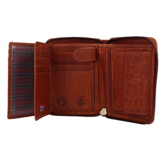 Greenburry House of Norway Portemonnee RFID-bescherming Leer 10.5 cm