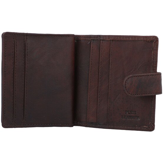 Spikes & Sparrow Portemonnee RFID Leer 8 cm
