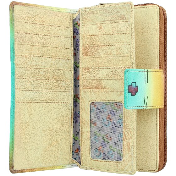 Greenland Nature Art+Craft Portemonnee RFID Leer 20 cm