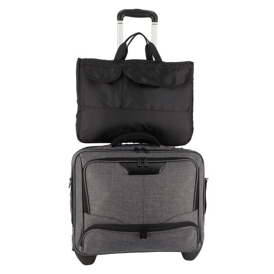 Dermata 2 wielen Bedrijfswagen 44 cm Laptop compartiment