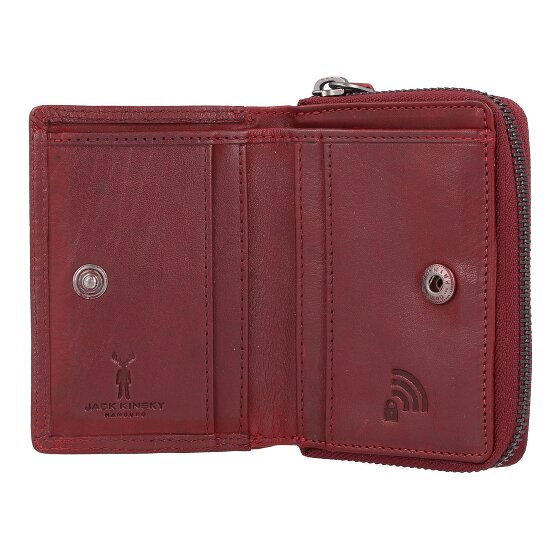 Jack Kinsky Montreal Portemonnee RFID-bescherming Leer 11 cm