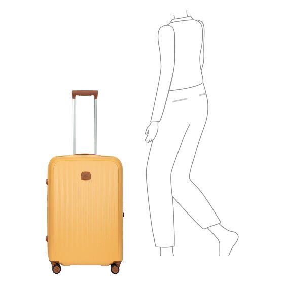 Bric's Taormina 4 wielen Trolley M 69 cm met uitbreidingsplooi