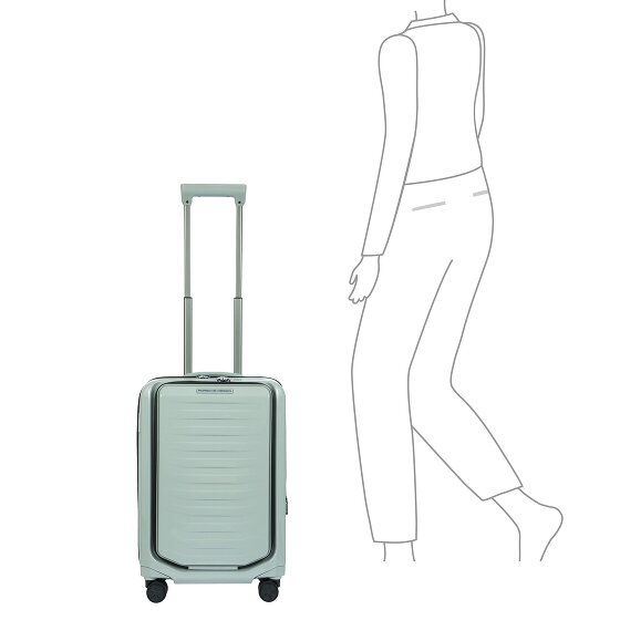 Porsche Design Roadster 4 wielen Cabinewagen S 55 cm Laptop compartiment met uitbreidingsplooi