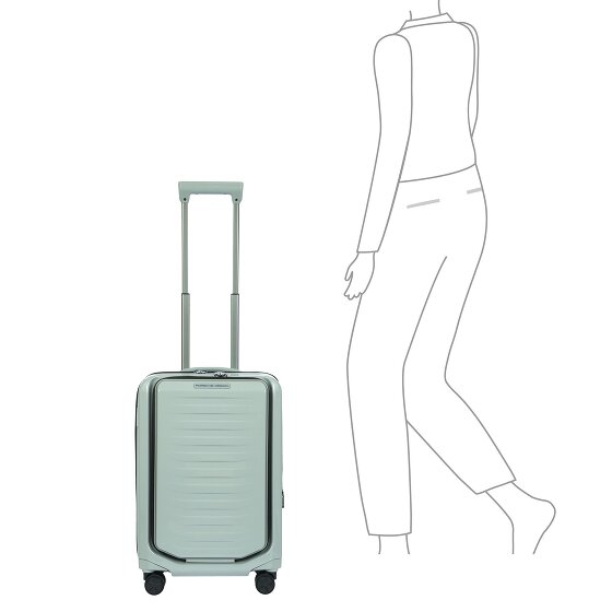 Porsche Design Roadster 4 wielen Cabinewagen S 55 cm Laptop compartiment met uitbreidingsplooi