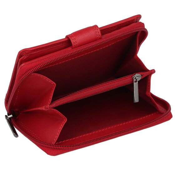 mano Donna Giulia Leren Portemonnee 9 cm