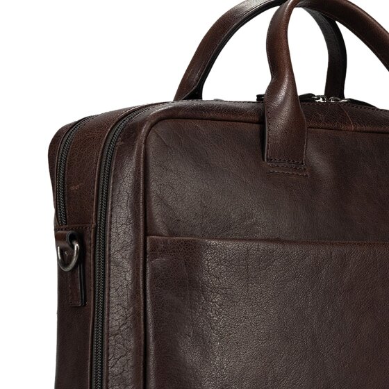 Jost Glasgow Aktentas Leder 40 cm Laptopvak