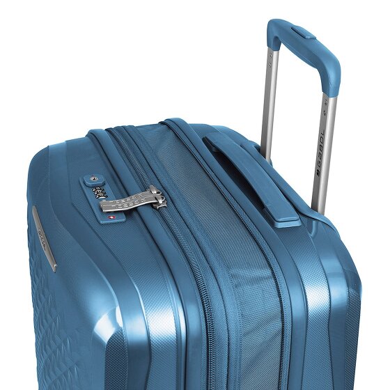 Gabol Queens 4 wielen Kofferset 2-delig met uitbreidingsplooi