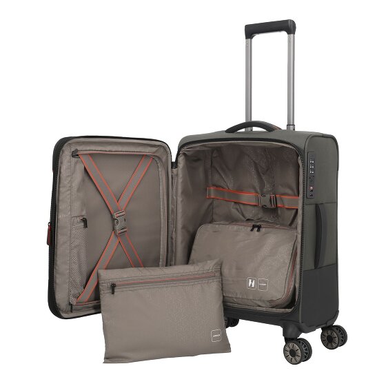 Travelite Crosslite 4 wielen Cabinewagen S 55 cm Travelite Crosslite 4 wielen Cabinewagen S 55 cm