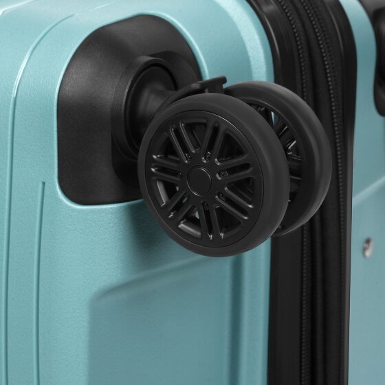 d&n Travel Line 4300-Plus 4 wielen Trolley M 65 cm met uitbreidingsplooi