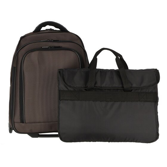 Dermata 2 wielen Rugzak trolley 47.5 cm Laptop compartiment