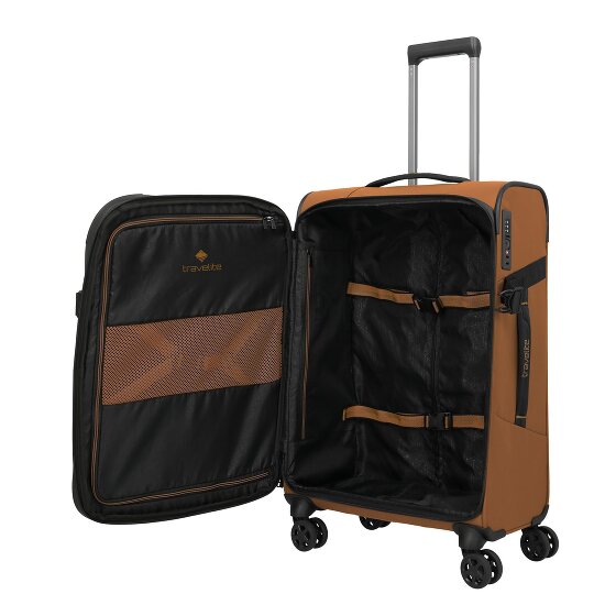 Travelite Briize 4 wielen Trolley M 67 cm met uitbreidingsplooi