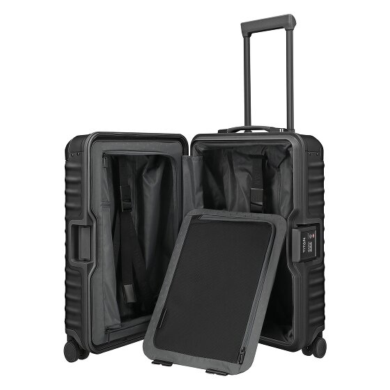 Titan Eternity 4-wielige Cabinewagen S Aluminium 55 cm