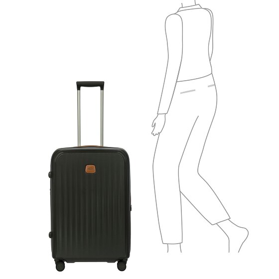 Bric's Taormina 4 wielen Trolley M 69 cm met uitbreidingsplooi