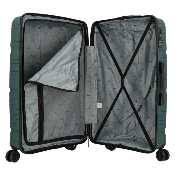 d&n Travel Line 4300 4 wielen Trolley L 78 cm