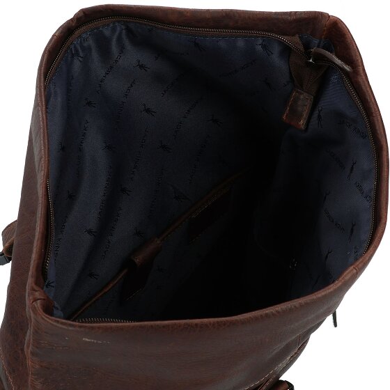 Jack Kinsky Porto Dagrugzak Leer 43 cm Laptop compartiment