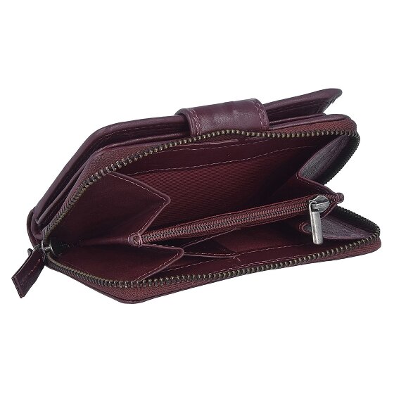 Greenburry Sponsachtig portefeuille leer 8,5 cm